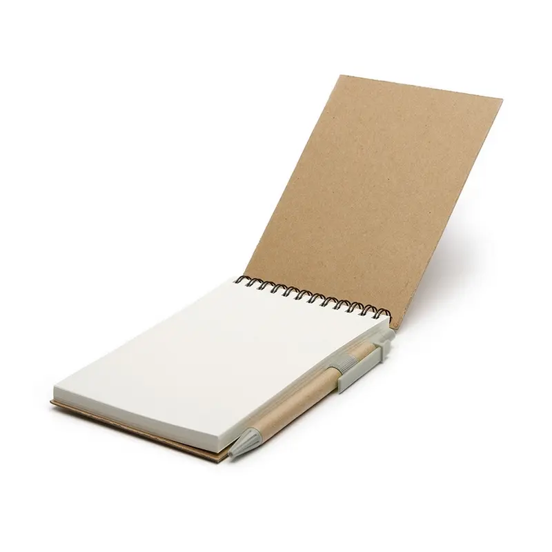 Cuaderno ECO1 Espiralado A6 C/boligrafo